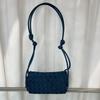New Leather Cowhide Suede Woven Small Square Bag Tote Bag Pillow Bag Single Shoulder Crossbody Handbag Women's Bag