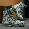 Chaussures pour Hommes Bottes en Coton Alpinisme Bottes pour Hommes Nouvelles Hiver Bottes à Plateforme Hommes Bottine Chaussures de Coton de Course d'Extérieur