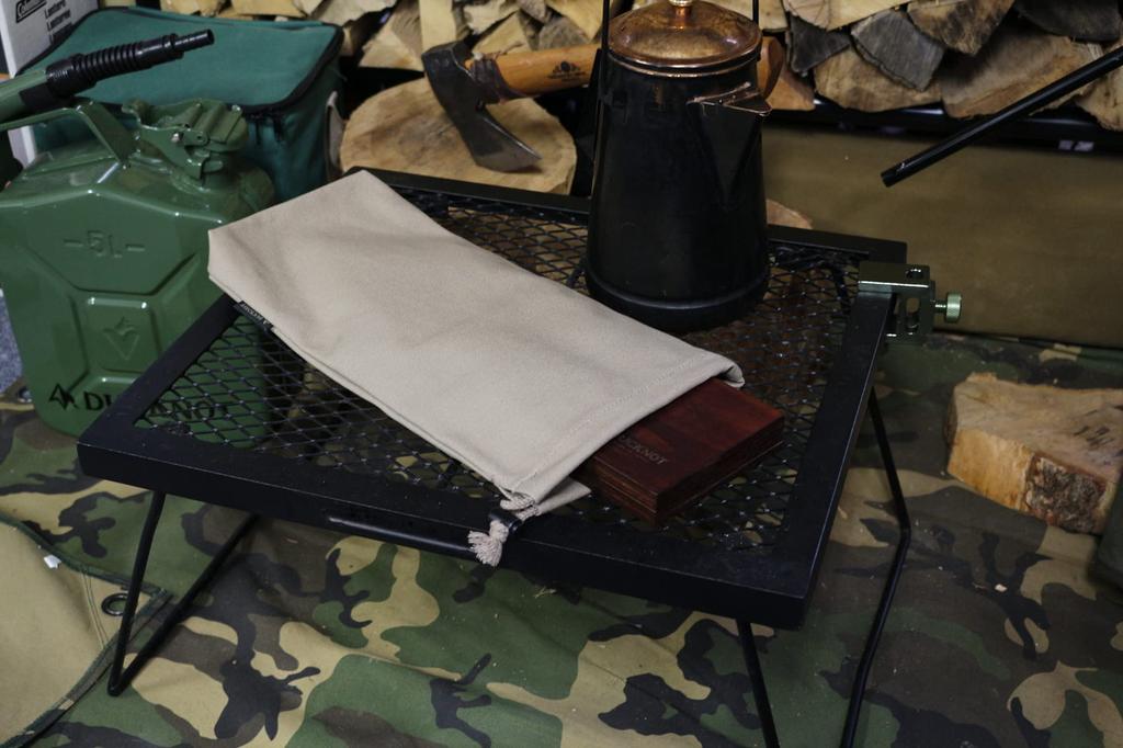 DUCKNOT Solo Table 8 Canvas Storage A4 Made In Japan Case, No. Case, Bi-Fold, (OD)