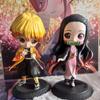 Demon Slayer Anime Action Figure - Kamado Tanjirou Agatsuma Zenitsu Nezuko PVC Model Toy Kimetsu No Yaiba Warriors Action Figure