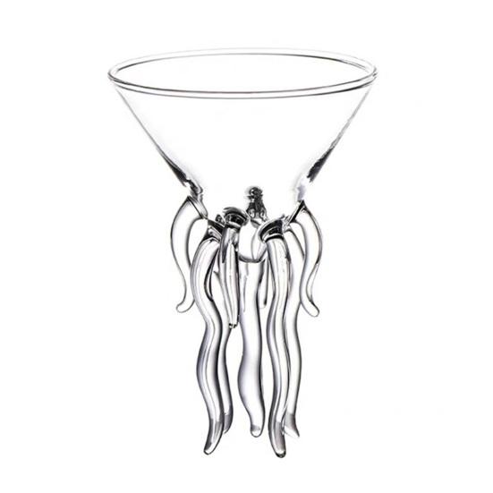 Bicchieri da Vino con Tentacoli di Polpo, Bicchiere da Cocktail a Forma di Medusa, Bicchieri Artistici da Vino, Decorazione Fresca per Bar, Regalo di Compleanno Unico per Lei Lui