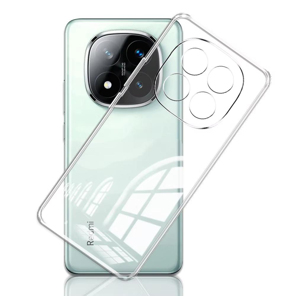 For Redmi Note 14 Pro 5G Case Soft Silicone TPU Phone Case For Redmi Note 14 Pro Plus 5G Note14 5G Clear Shockproof Back Cover Bumper Coque