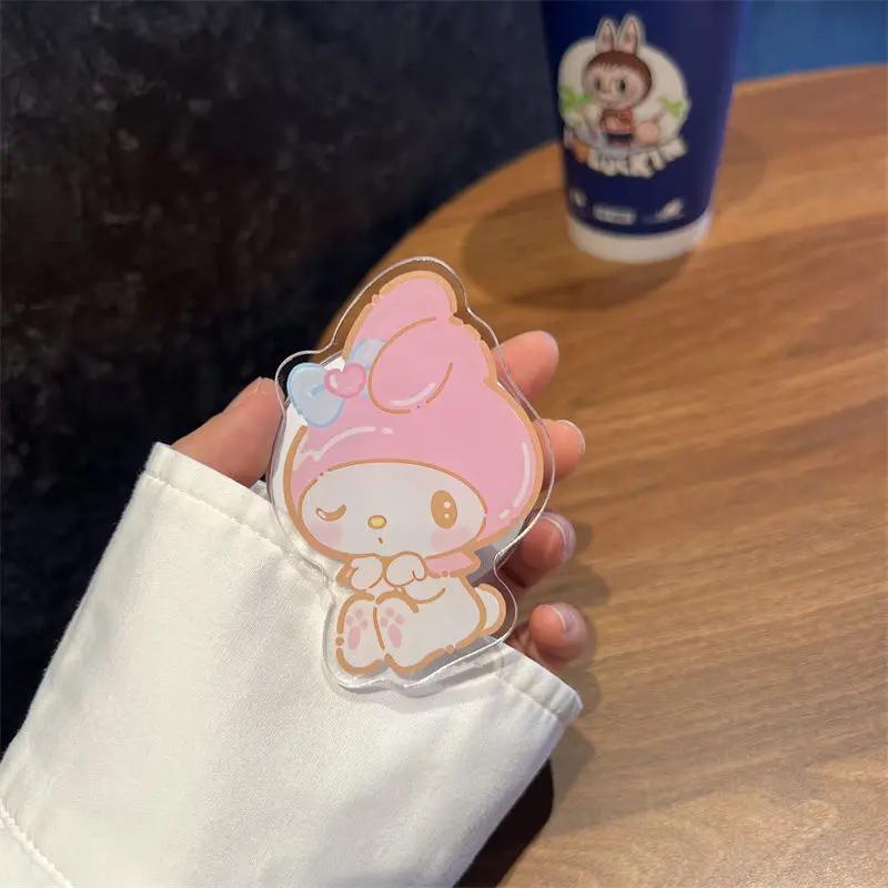 

Корея Стиль INS Милый Забавный Мультяшный Кот KT Pop-socket Сильный Магнитный Держатель для Телефона Griptok Стенд для Magsafe IPhone17 Pro Max Складная Подставка Держатель чёрный