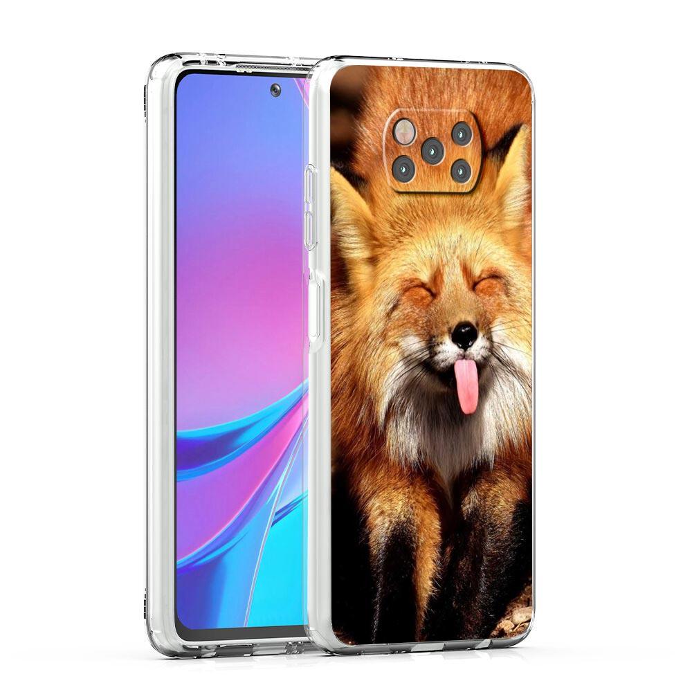 

Милый подарочный чехол с изображением красной лисы для Xiaomi Poco X3 NFC F3 M3 X4 M4 Pro 5G Mi 11 Lite Ultra 11T 11X 12 12T Pro 11i, мягкий прозрачный чехол Poco X3 NFC