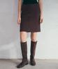 Aueonoseuteljia Punch Fake Suede Midi Skirt_Brown(O25-Sk19)