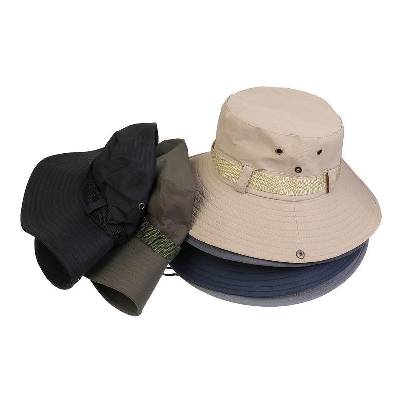 Solhatter for menn Bred skygge sammenleggbar Boonie bøttelue UV-beskyttelse for kvinner Safari Sykling Fiske Strandtur Vandring Klatring Utendørs