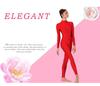 Nylon Long Sleeve Bodysuit for Gymnastics, Yoga, and Dance