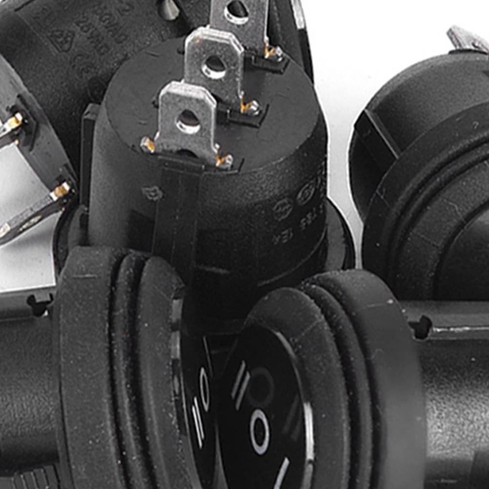 5PCS 3 Pin Rocker Switch 3 Position SPST Switch Durable Round Rocker Switch  Power Control