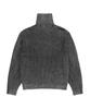 Draw Fit Oblique High-Neck Knit Zip-Up Trucker [D.Grey]