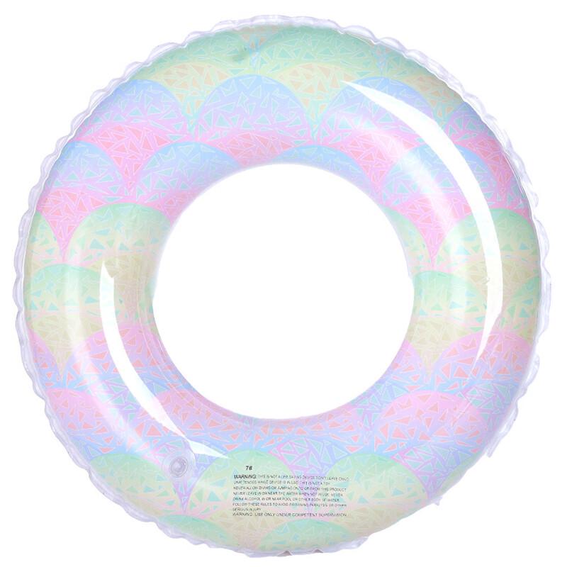 Thickened Pink Glitter Armpit Swim Ring