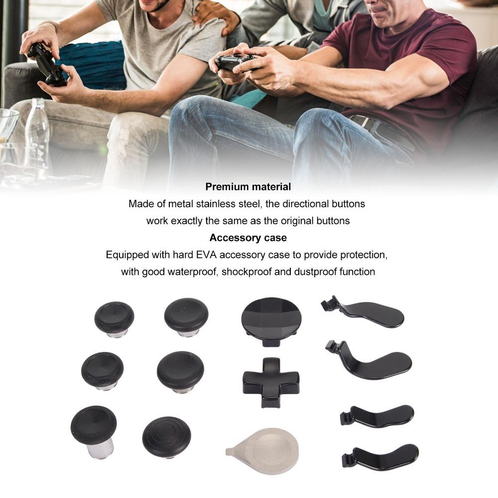 Hohe Empfindlichkeit 14-in-1 Metall-Thumbstick-Set für Xbox One Elite Series 2 Gaming-Ersatz