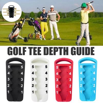 Golf Tee Höhenversteller 5 Einstellungen Präzisionsverstellbarer Golf Tee Höhensetzer Outdoor Golf Trainings Tee Elevator Werkzeug für Konsistente Schwünge