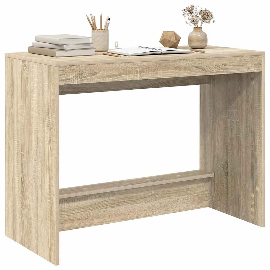 Bed Desk in Sonoma Oak Particleboard 100 x 45 x 75 cm