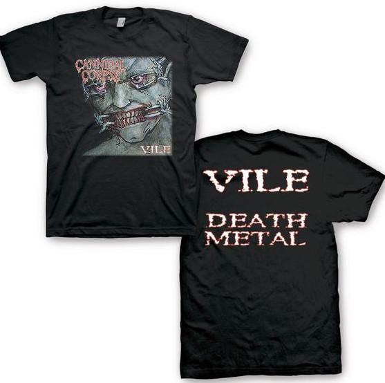 

Cannibal Corpse Vile Classic T-Shirt – Double Sided Metal Tee M