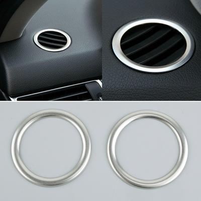 2Pcs Dashboard Air Vent Outlet Cover Ring Trim Fit for Mercedes Benz GLK X204 ML W166 GL X166 B Class W246