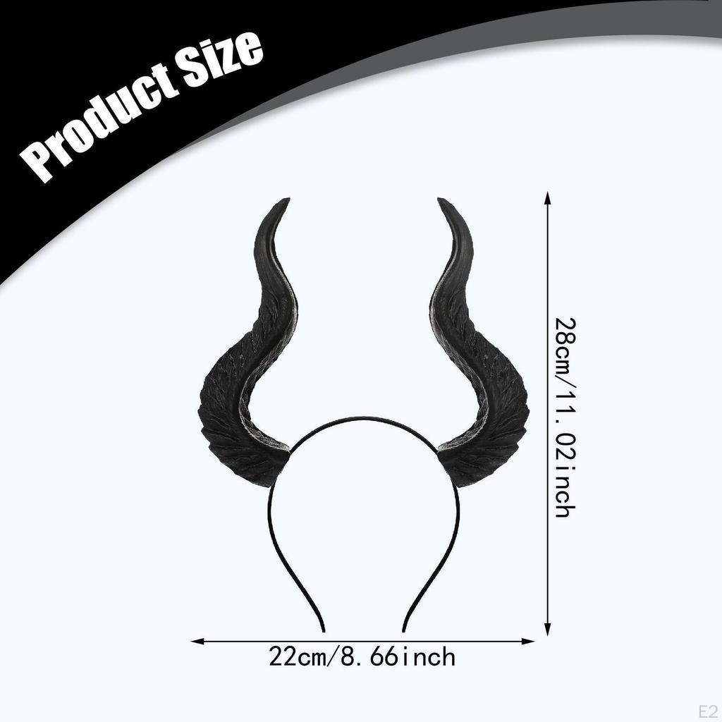 Halloween Devil Horns Headband,Cosplay Costume for Party Christmas Kids Children