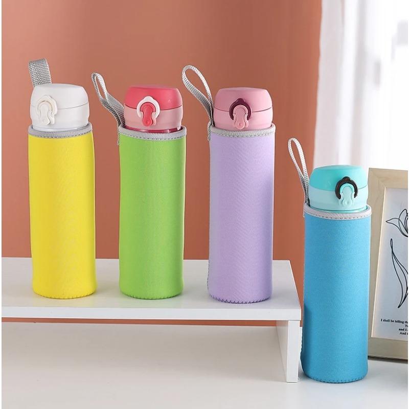 550ml Portable Neoprene Vacuum Cup Sleeve Water Bottle Cover Insulator Sleeve Bag Glass Bottle Case Pouch Sport Camping Accessor