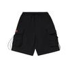 Li Ning CF Unyielding Series Multi-Pocket Casual Sports Shorts Men Shorts Black AKSQ431-1
