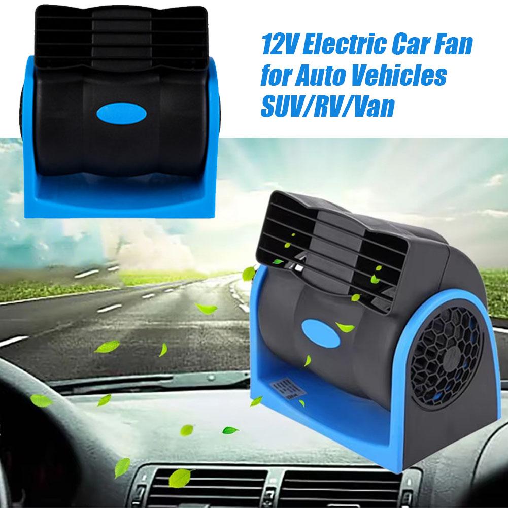12v Mini Portable Car Auto Cooler Fan Adjustable New Fan Cooling Air Cigarette Vent Plug Vehicle Lighter W2n5