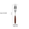 Ruhan Retro Stainless Steel Dinner Forks (2-Pack)