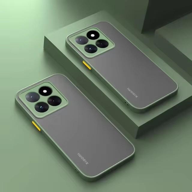 Shockproof Armor Case For Xiaomi Mi 14T 15T 13T 11T 12T Pro Funda For Mi 13 14 12 11 Lite 5G Matte Bumper Protection Phone Cover