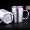 Tea Cup Double Wall Insulated Water Cup Home Outdoor Camping Hiking Picnic Tea Cup Coffee Mug Bar Tool