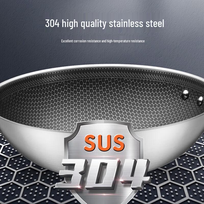 Supor Honeycomb Stainless Steel Non-stick Wok