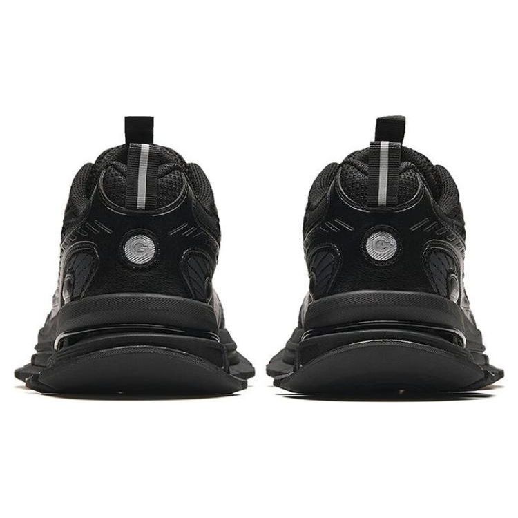 Anta Champion Series Comfortable Versatile Trendy Durable Low-Top Running Shoes Men Sneakers Black 112418805A-1