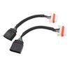 2pcs Headlight Wiring Harness Adapter 7L6 971 071 A Car HID Headlamp Wiring Harness Connector