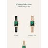 POEDAGAR Women Watches Fashion Green Square Leather Quartz Watch Top Brand Luxury Waterproof Ladies Wristwatch Girlfriend Gift