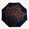 1pc Lotus Mandala Automatic Open/close Folding Compact Umbrella, 8-Rib Sturdy Canopy, Lightweight Portable, Everyday Use, Gift, Outdoor Umbrella, Trav