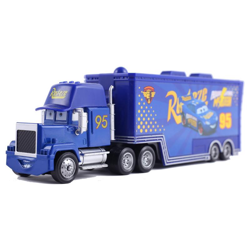 Pixar Cars Truck Model Car Anime Figure Mack Semi-Hauler Rust-eze Racing Toys Children's Birthday Gifts