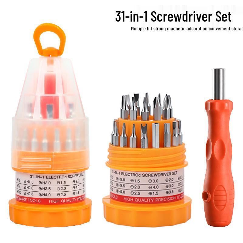 115-in-1 Multi-functional Phone Repair Screwdriver Set with 24-in-1 Snap-fit Hardware Tools