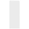 Plant Stand with Shelf White 30 x 30 x 80 cm Engineered Wood