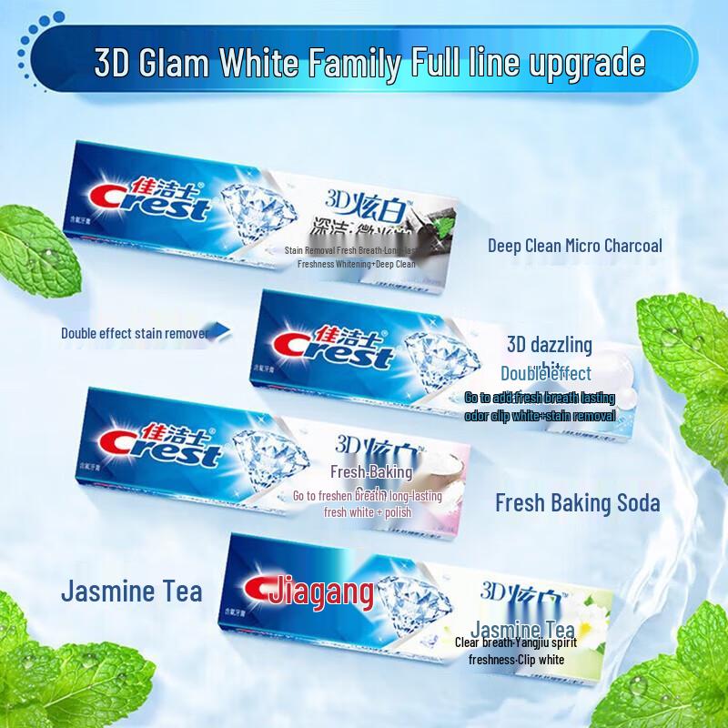 Crest 3D Whitening Toothpaste Value Pack