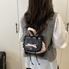 Casual Pink Dot Pattern Backpack With Durable Material For Daily Use And Street Style