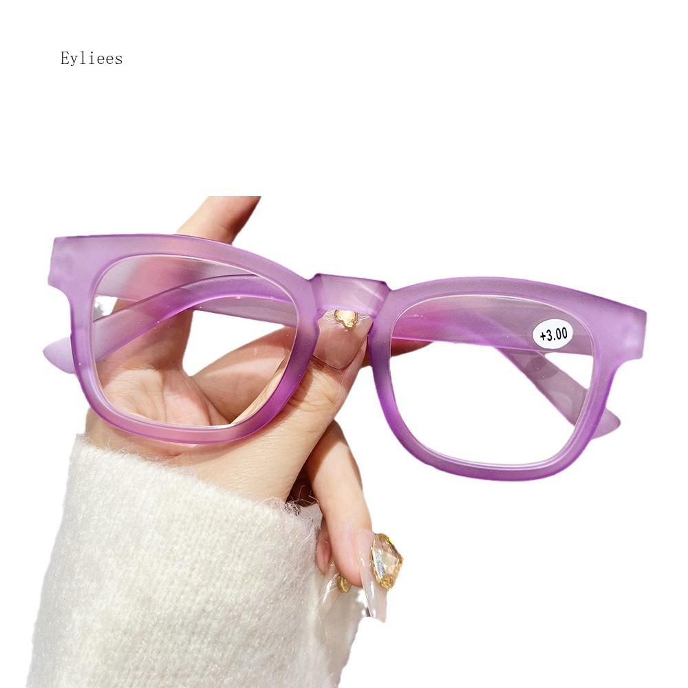 Women Men Hyperopia Eyeglasses Oversized Square Reading Glasses Prescription Diopter Eyewear +1.5 +2 +2.5 +3 +3.5 +4 gafas