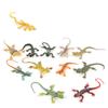 12Pcs/set Colorful Simulated Lizard Models Kids Children Animal Toys Teaching Props Tools