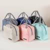 Lunch Bag Oxford Cloth Lunch Bag Insulated Lunch Box Bag with Leakproof Aluminium Foil Lining Mouth with Zipper