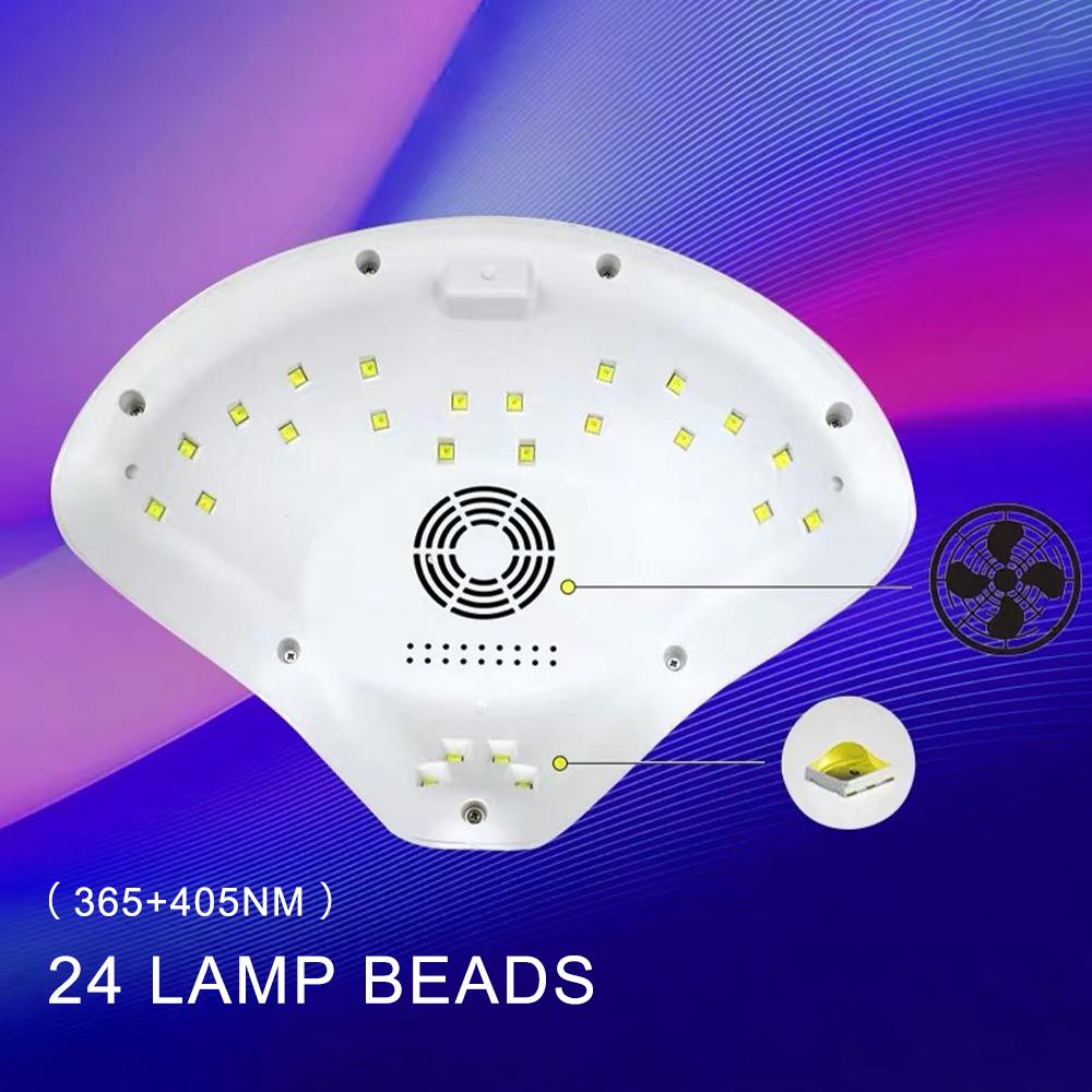 2-In-1 Fungal Nail Laser Device Repair Fast Toe Nail Fungus Onychomycosis Removes 48W Led UV Gel Polish Drying Lamp Machine US