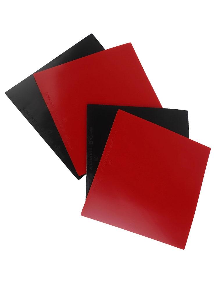 Table Tennis Rubber Set of 8 Red and Black Fast Attack Options Available