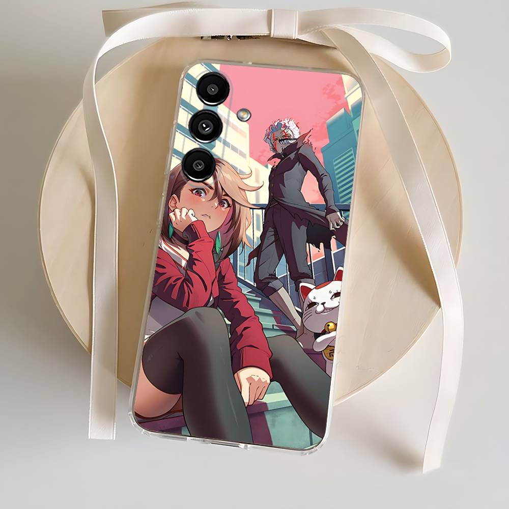 

Anime D-Dandadan M-Momo Phone Case For Samsung S24,30,21,22,23,20 FE,lite,PIus,Ultra,5G,Note,9,10 Transparent Cover SamsungS20plus5G