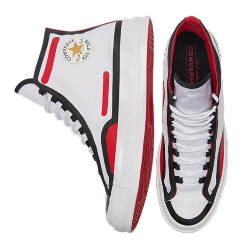 Converse 1970s Chuck Taylor All Star Comfortable and versatile high-top canvas shoes unisex white, black and red