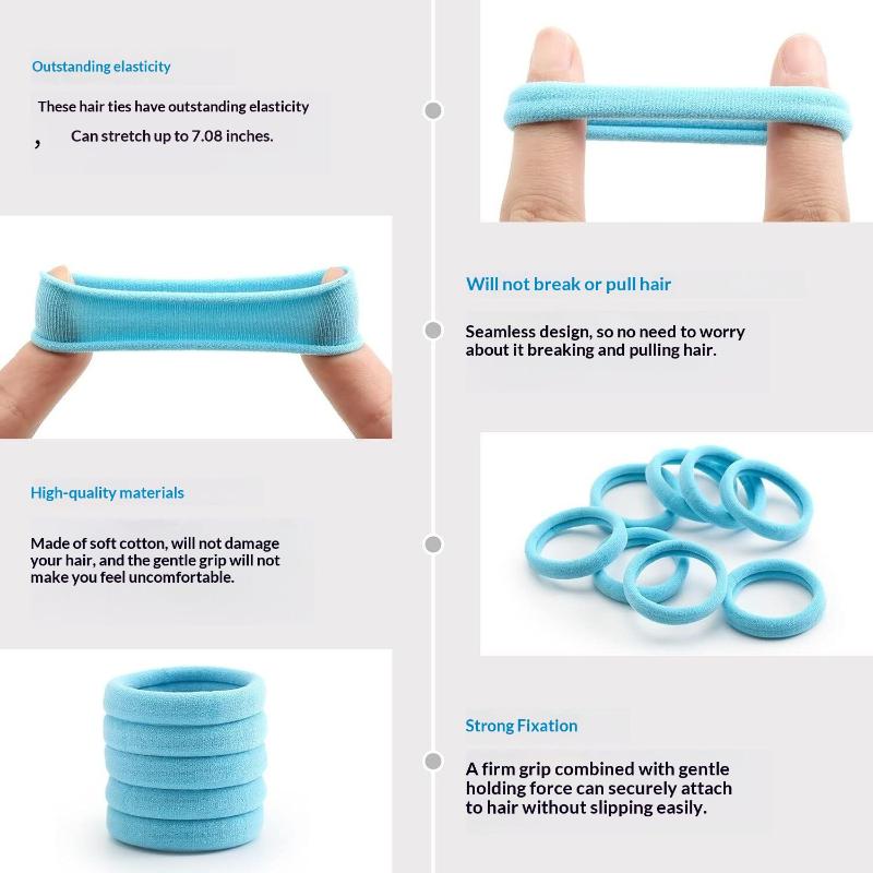 Headbands for Babies 50Pcs Nylon Soft Stretchy 4cm High Elastic Hair Bands for Kids Bow DIY Party Photography Props