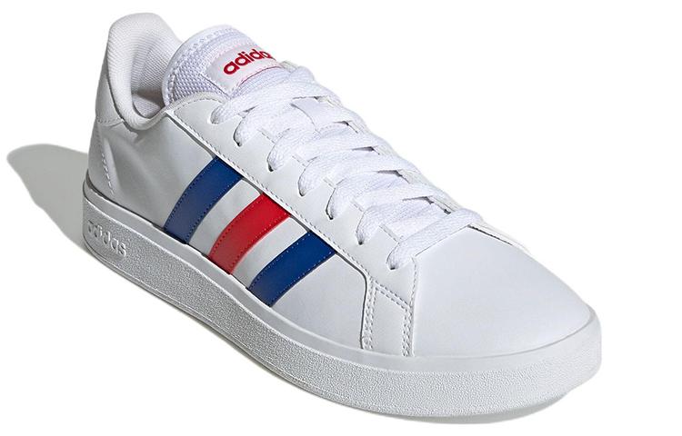 adidas Grand Court TD Cloud White Royal Blue Vivid Red