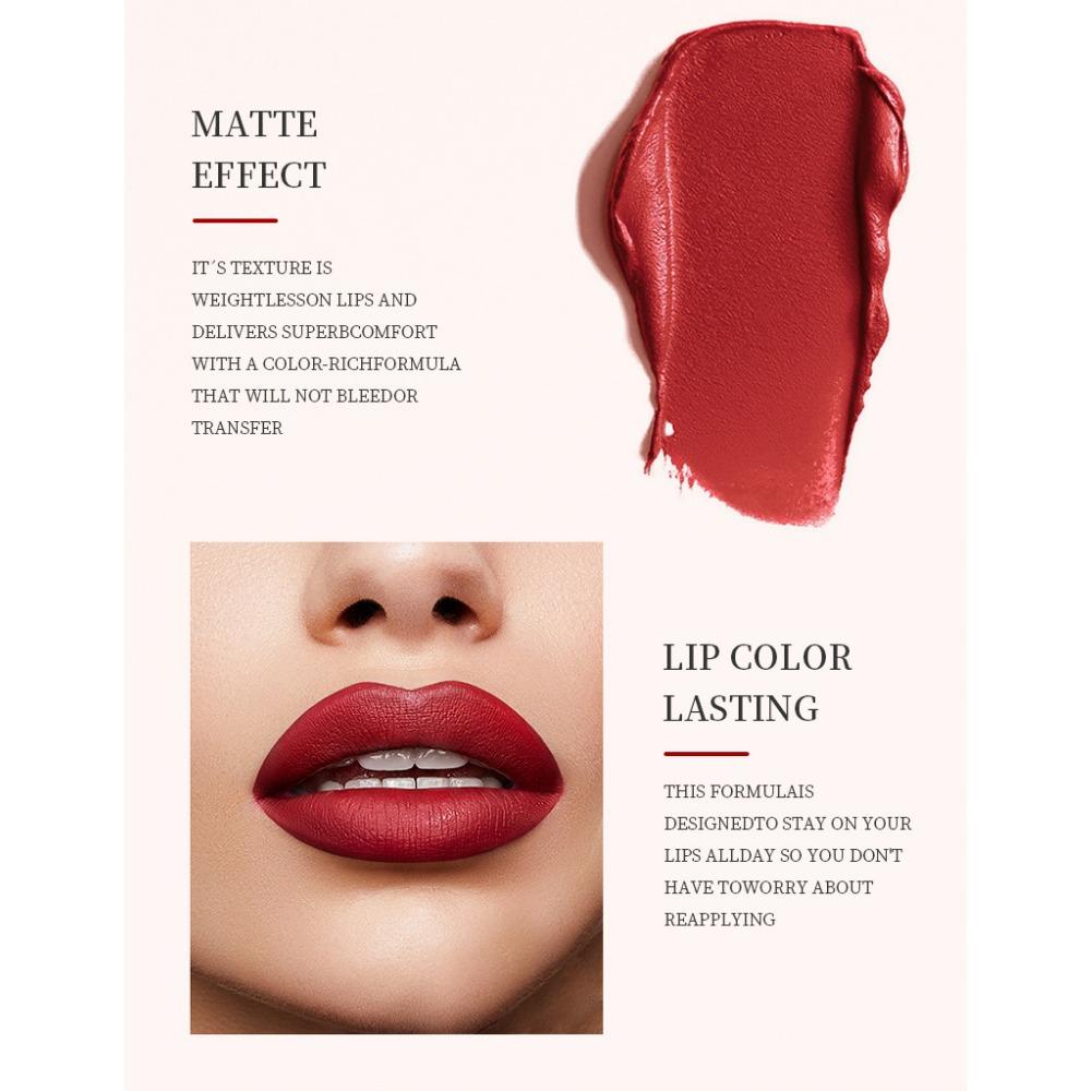 Fit Colors 3 Color Capsule Lip Cake Box Misty Flush Without Sticking Cup Lipstine Set