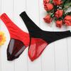 Fun Men's Panties Mesh Transparent Breathable Men's Men's Triangle Sexy, Sex Thong 2032