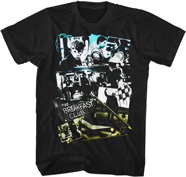 The Breakfast Club Scene Collage Men s T Shirt Classic Movie Unisex T-Shirt S