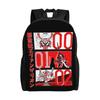 Custom EVA Evangelions Backpack Men Women Casual Bookbag for School College Manga Bags