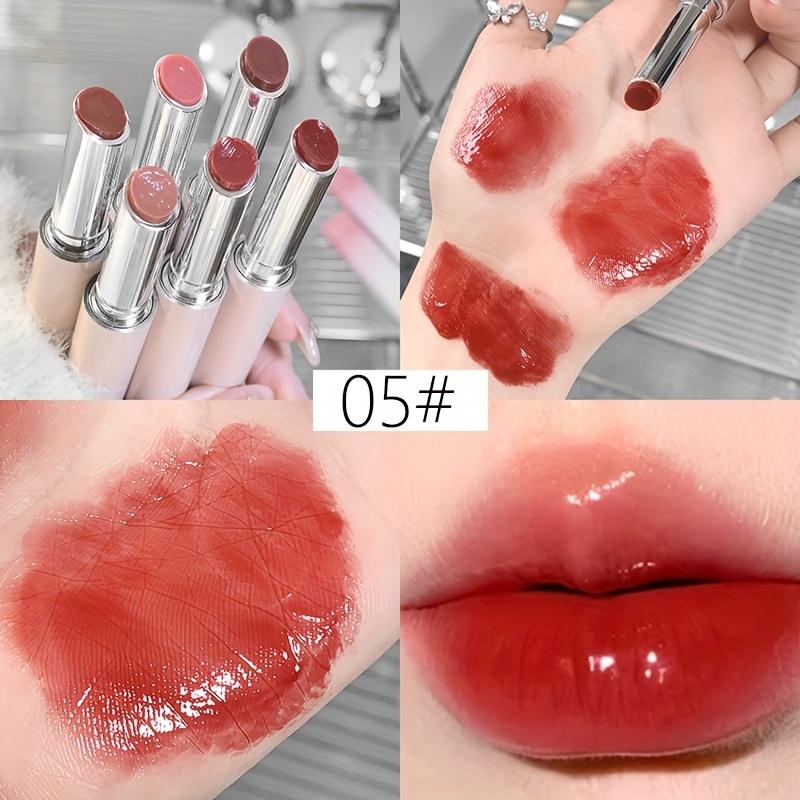 Feuchtigkeitsspendender Lipgloss, Hydrierend, Spiegelglanz-Finish, Rosa Lippenstift für Frauen, Feuchtigkeitsreich, Nicht klebriger Lippenstift, Perfekt für den täglichen Gebrauch
